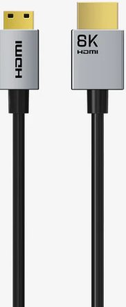 

Кабель Cabletime 8K60Hz MiniHDMI - HDMI (2 м, черный)