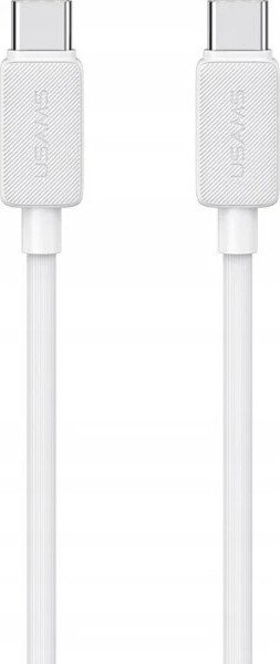 Кабель Usams US-SJ691 USB Type-C - USB Type-C (1 м, белый)