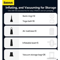 Автомобильный пылесос Baseus A3lite Car Vacuum Cleaner VCAQ050001 (черный)