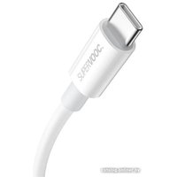Кабель Baseus Superior Series SuperVooc Fast Charging Data Cable 65W USB Type-A - USB Type-C (1 м, белый)