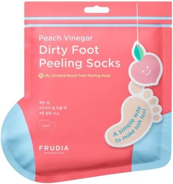 Frudia Носки для педикюра С ароматом персика 40 г