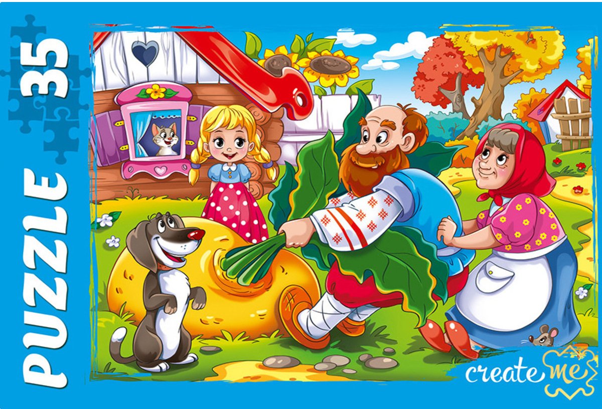 

Мозаика/пазл Рыжий кот Репка ПУ35-0616 (35 эл)