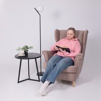 Торшер AksHome Satellite R E27 (черный)