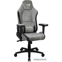 Игровое (геймерское) кресло AeroCool Crown AeroSuede (каменно-серый)