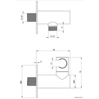 Душевая система  Deante Silia Titanium NQS_D9YK