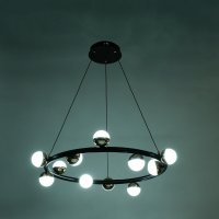 Подвесная люстра BayerLux Рикардо 10385951 (черный/золото) в Солигорске