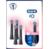 Сменная насадка Oral-B iO Sanfte Reinigung SBF-4 (4 шт, черный)