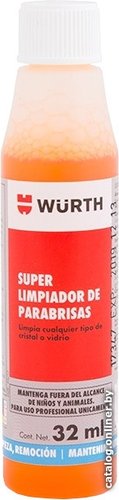 Стеклоомывающая жидкость Wurth 892333 0.032л