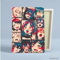 Картина по номерам Red Panda Ахегао Коллаж p54448