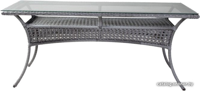 Садовая обеденная группа Aiko Rattan Deco 5045П прямоугольный 180x90x75 (серый)