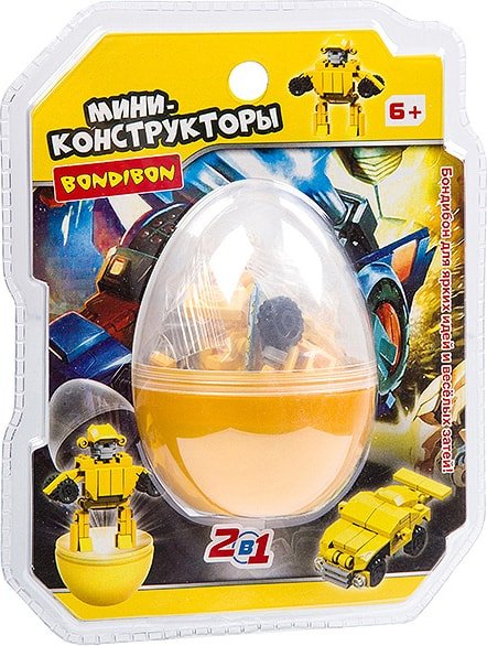 Конструктор Bondibon Робот-машина 2 в 1 ВВ3239-А