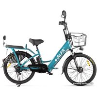 Электровелосипед Eltreco Green City E-Alfa New (синий)