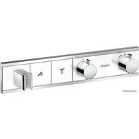 Смеситель Hansgrohe RainSelect 15355400 (белый/хром)