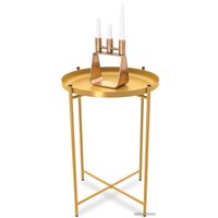 Журнальный столик Sheffilton SHT-CT8/CT8-2 (золото)