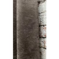 Комплект штор КронасМАрт Канвас 300x270 (2шт, шоколад)