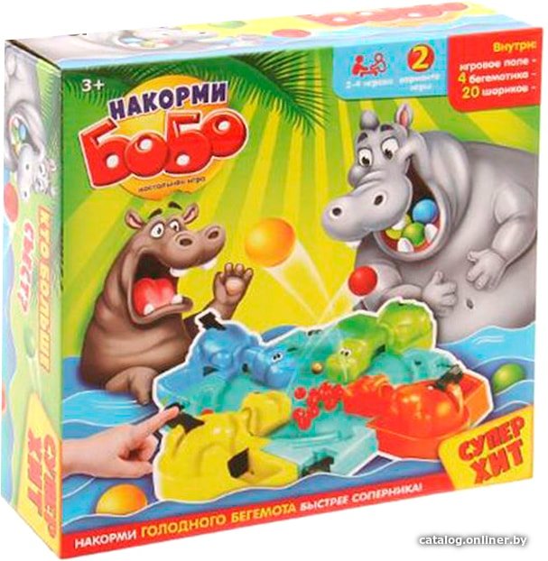 Настольная игра Лас Играс Накорми Бобо 2254051