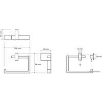 Держатель для туалетной бумаги Bemeta Gamma 145812022