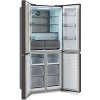 Четырёхдверный холодильник Hyundai CM45043F (черная сталь)