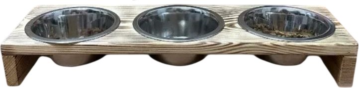 Миски на подставке KraftHouse 14x6.5x45см на подставке 2039771839944