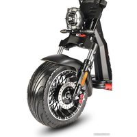 Электроскутер White Siberia Pro Black Edition УТ-00002408 (черный/красный)