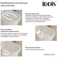 Унитаз подвесной IDDIS Blanco BLARDSEi25