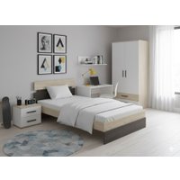 Кровать PROxSON Milton 80x190 (бунратти/дуб кантербери)