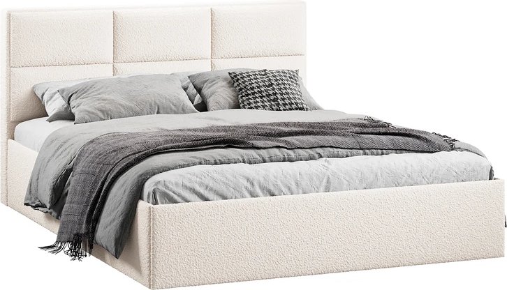 

Кровать Трия Стелла Тип 1 140x200 (экомех Barni Milk)