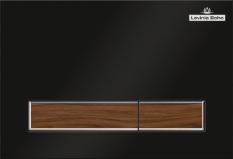 Lavinia Boho Relfix 38050602 (матовый черный/темное дерево)