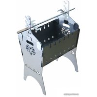 Разборный мангал ООО "Белатра" Хантер с перегородкой