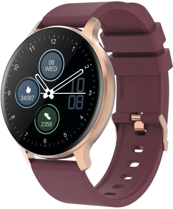

Умные часы Canyon Badian SW-68 (золотистый/бордовый)