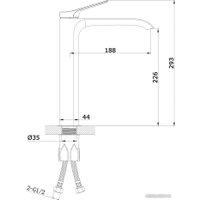 Смеситель Vieir V343512-C