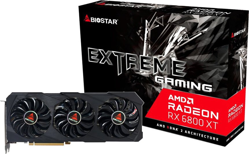 

Видеокарта BIOSTAR Radeon RX 6800 XT 16GB GDDR6 VA68T6TMP2