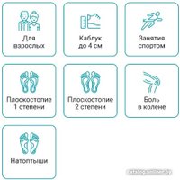 Стельки ортопедические Ortmann Minima (р.41, черный) в Лиде