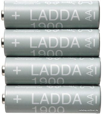 Аккумулятор Ikea Ладда AA 1900mAh 4шт 305.098.17