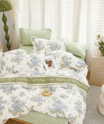 1.5-спальный комплект постельного белья Реноме 1.5сп Темно-синяя коллекция ПП 7448 (сатин)