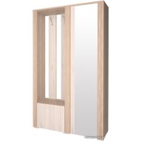 Стенка Интерлиния Коламбия КЛ-14 (левый, дуб сонома/дуб белый)