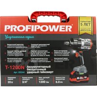 Гайковерт Profipower T-1200N (с 1-им АКБ, кейс)