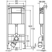 Инсталляция для унитаза Viega Eco [713386]
