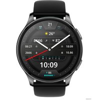 Умные часы Amazfit POP 3R (черный, с силиконовым ремешком)