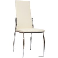 Стул AksHome Denver (кремовый/хром)