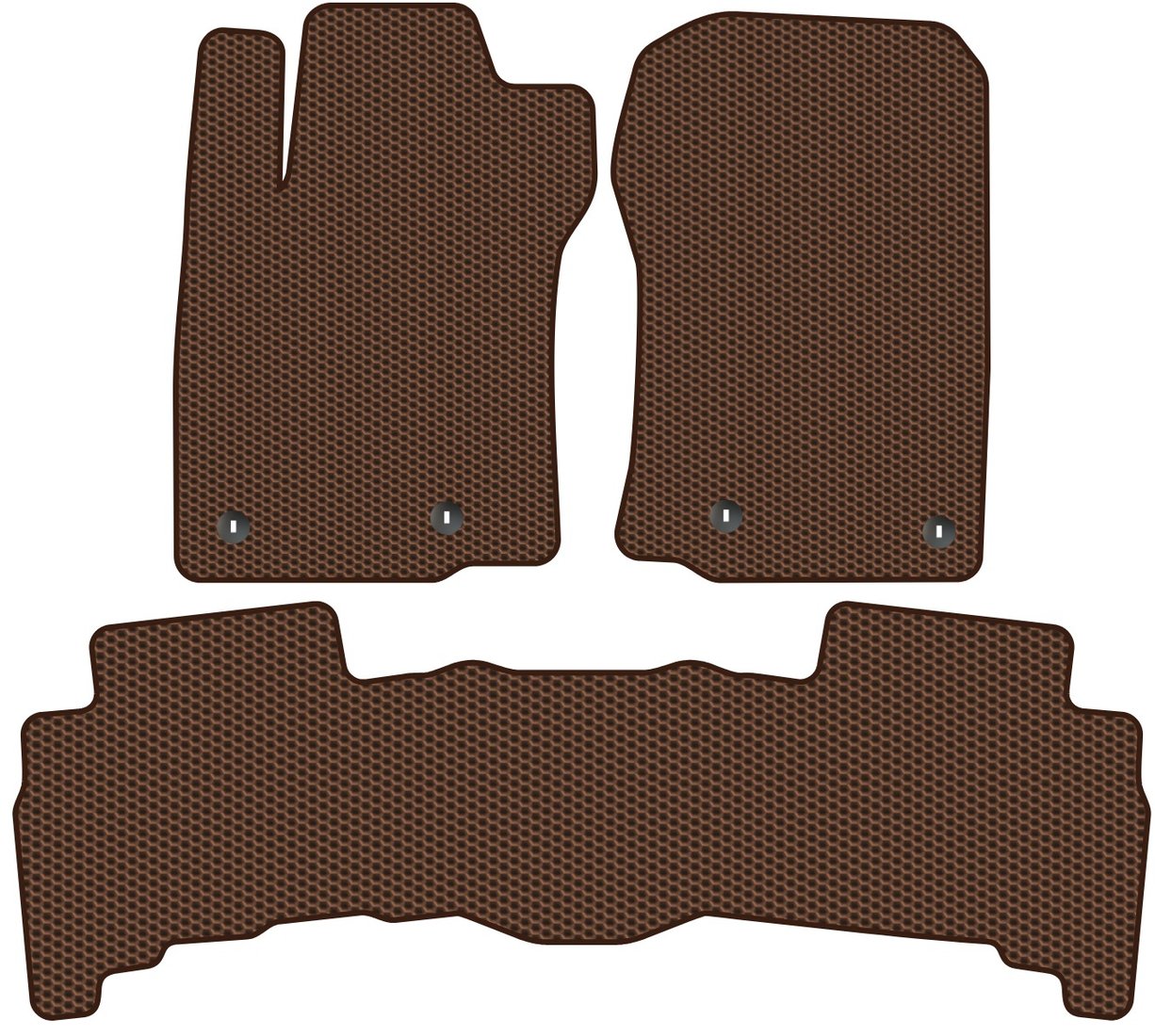 

Комплект ковриков для авто Alicosta Lexus GX460 II (suv / J150) 2013 - Н.В. задний цельный (коричневый, сота)