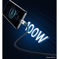 Кабель Baseus Unbreakable Series USB Type-A - USB Type-C (1 м, белый)