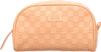 Косметичка Dewal Beauty Шашки BG-333 (абрикос)