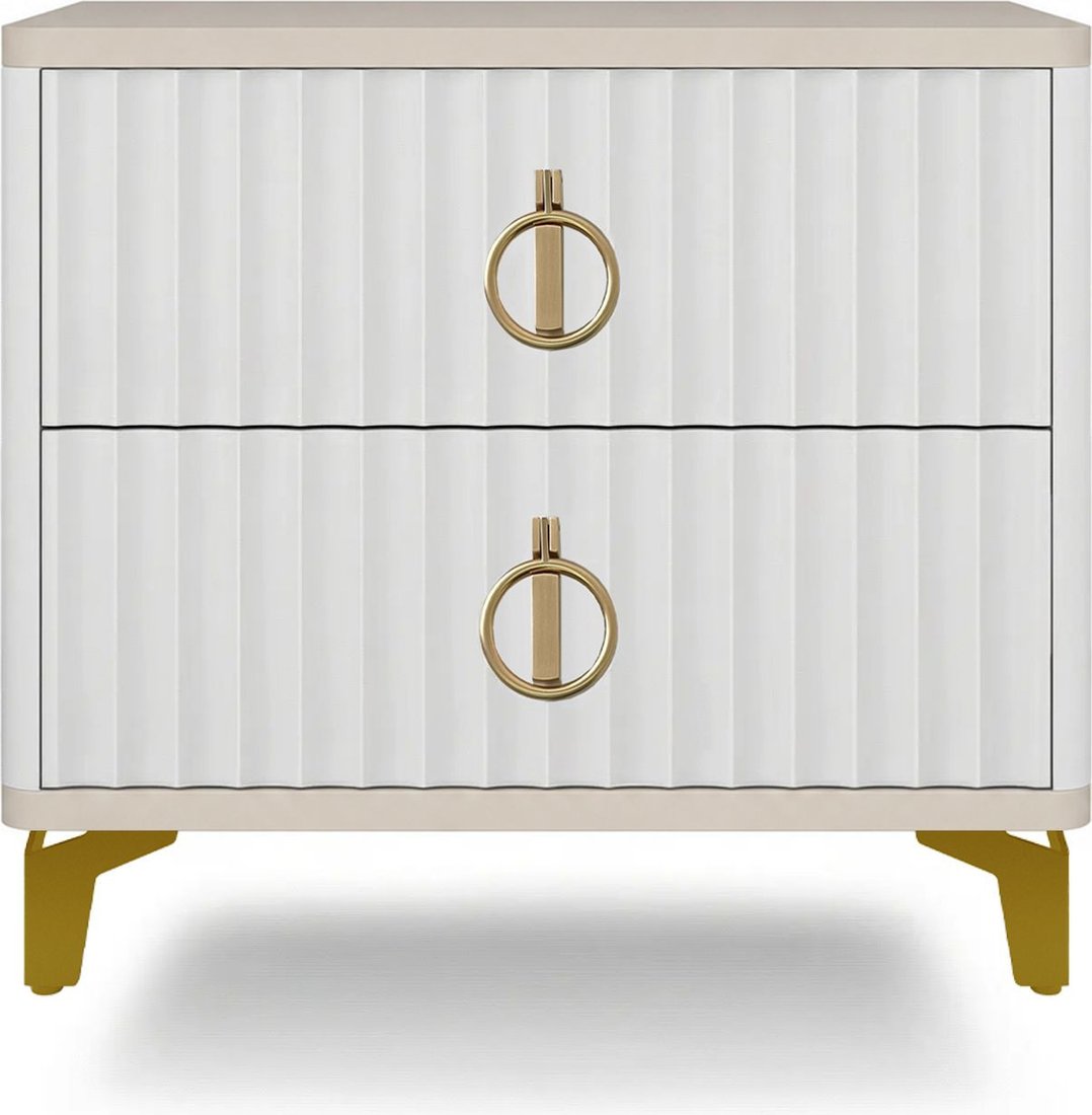 

Тумба Shtabe Royal 5103 эко (макиато/золото/р.золото)