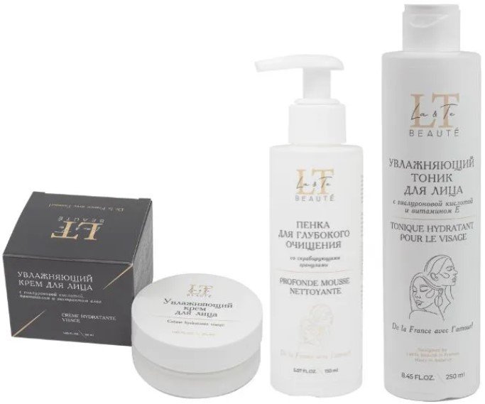 

La and Te beaute Набор косметики Пенка+Тоник+Крем LT-18