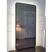 Зеркало с подсветкой  eMZe Smartphone 50x100 LED.UV.SMART.50.100.CHE (черный)