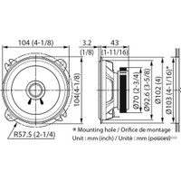 Коаксиальная АС Kenwood KFC-S1056