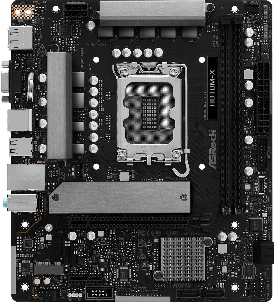 Материнская плата ASRock H810M-X