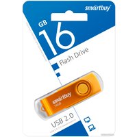 USB Flash SmartBuy Twist 16GB (желтый)