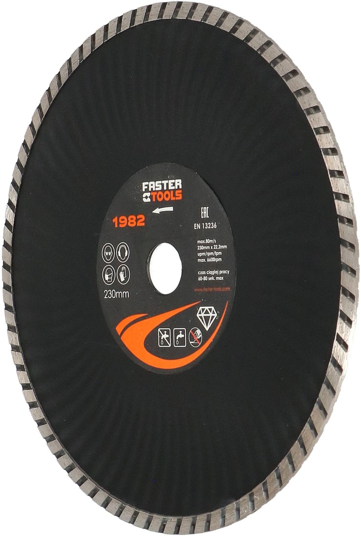

Отрезной диск алмазный Faster Tools 1982